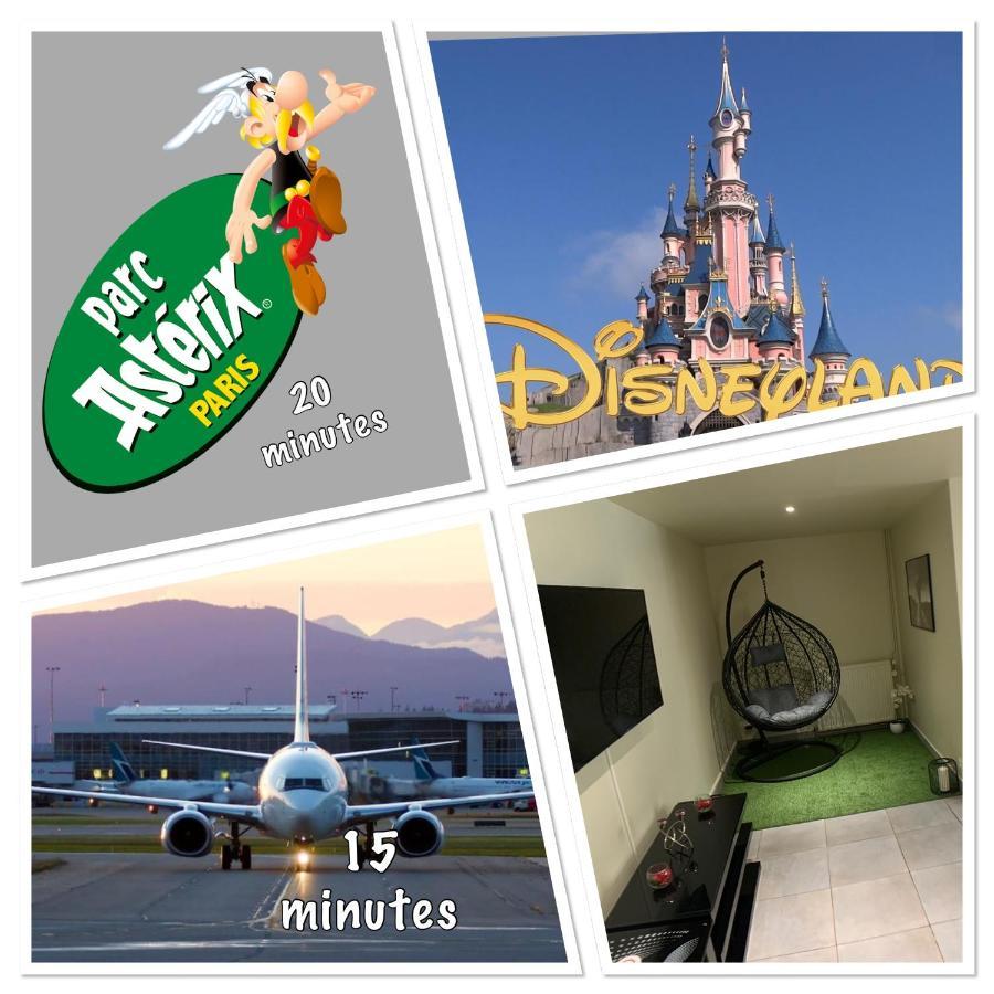 Appartement Cosy Proche Roissy Cdg Asterix Disneyland Paris Goussainville  Exterior photo